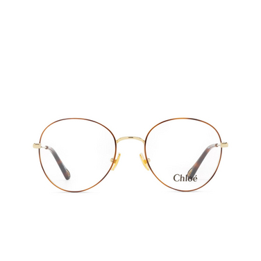 Lunettes de vue Chloé CH0021O 008 havana - Vue de face