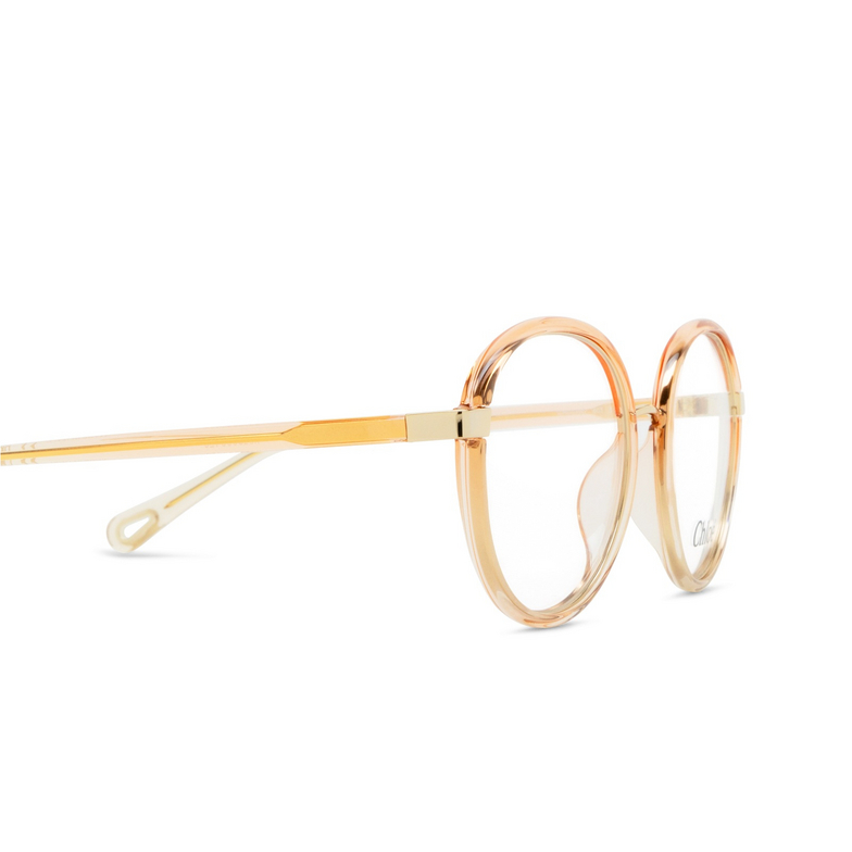 Chloé CH0033O round Eyeglasses 003 orange - 3/4