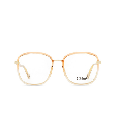 Lunettes de vue Chloé CH0034O 004 orange - Vue de face