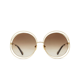 Occhiali da sole Chloé CH0045S rotondi 001 gold