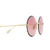 Gafas de sol Chloé CH0047S 003 gold - Miniatura del producto 3/4