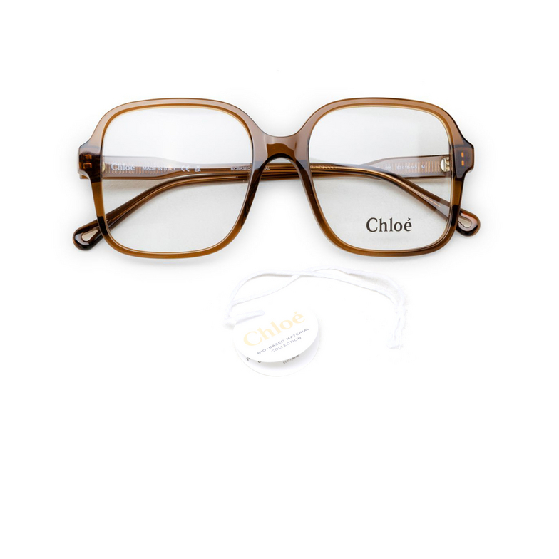 Chloé CH0126O square Eyeglasses 006 brown - 4/5