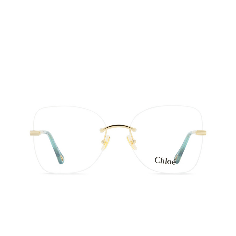 Occhiali da vista Chloé CH0136O a farfalla 001 gold - 1/4