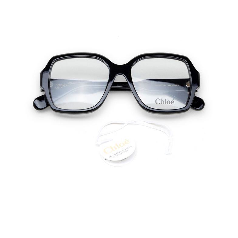 Chloé CH0155O square Eyeglasses 001 black - 4/5