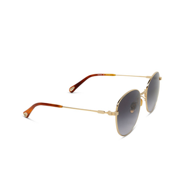 Occhiali da sole Chloé CH0181SK rotondi 001 gold - tre quarti