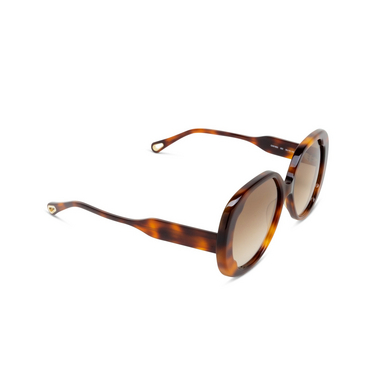 Gafas de sol Chloé CH0195S 002 havana - Vista tres cuartos
