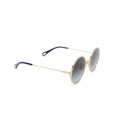 Chloé CH0230S round Sunglasses 004 gold - three-quarters view