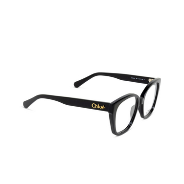 Chloé CH0241O cateye Eyeglasses 001 black - three-quarters view