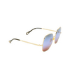 Occhiali da sole Chloé CH0282S rotondi 004 gold - anteprima prodotto 2/4