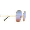 Occhiali da sole Chloé CH0282S rotondi 004 gold - anteprima prodotto 3/4