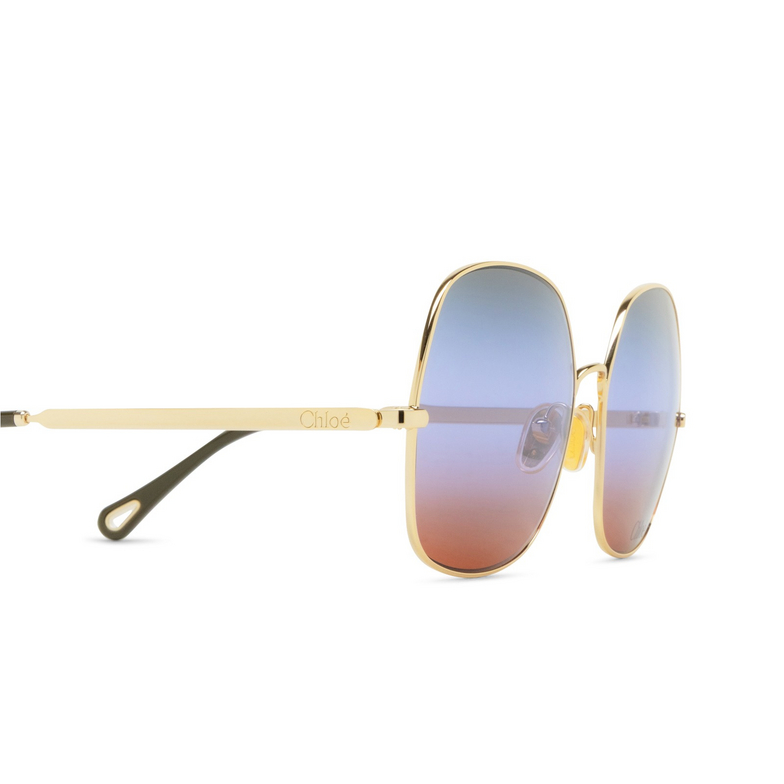 Occhiali da sole Chloé CH0282S rotondi 004 gold - 3/4