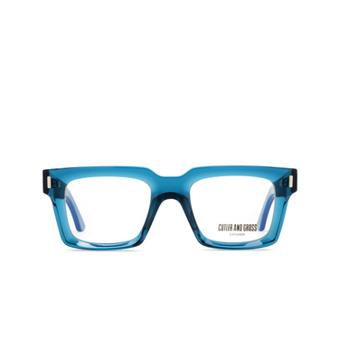 Cutler and Gross 1386 Eyeglasses 12 deep teal - front view