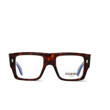 Cutler and Gross 1414 Eyeglasses 02 dark turtle - front view