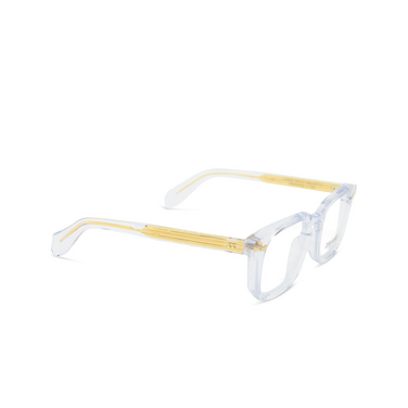 Cutler and Gross 1416 Eyeglasses 04 crystal - three-quarters view