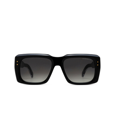 Cutler and Gross 1418 Sunglasses 01 black gold 18kt - front view