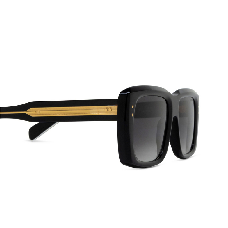 Cutler and Gross 1418 Sunglasses 01 black gold 18kt - 3/4