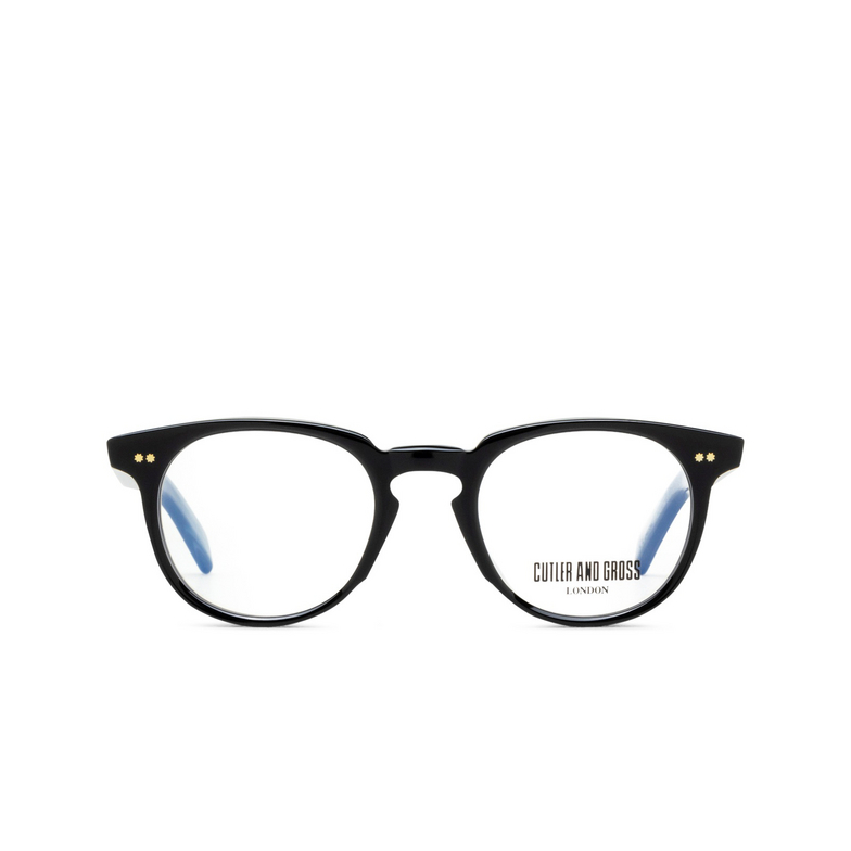 Cutler and Gross GR09 Eyeglasses 01 black on horn - 1/4