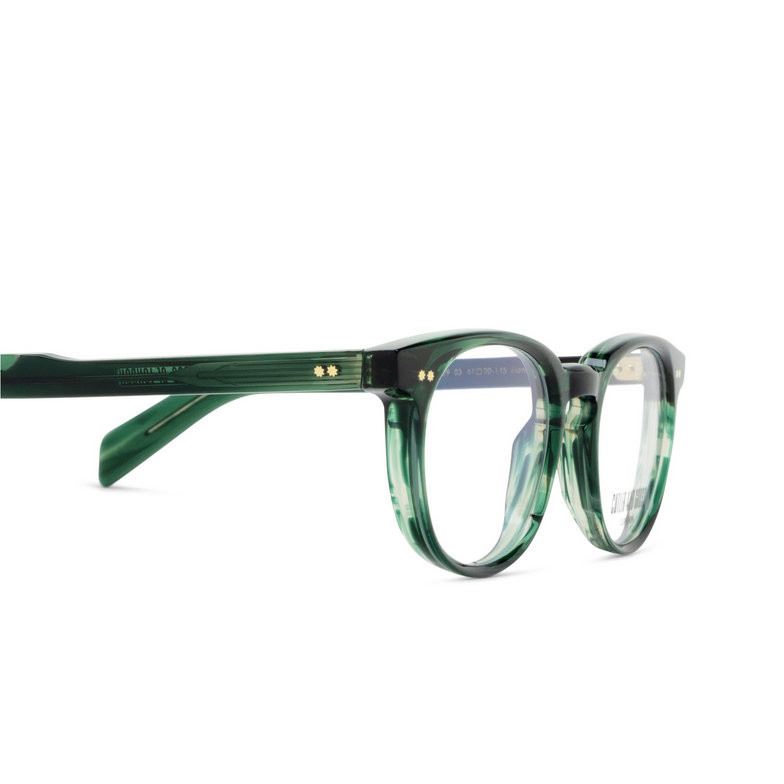 Cutler and Gross GR09 Eyeglasses 03 striped dark green - 3/4