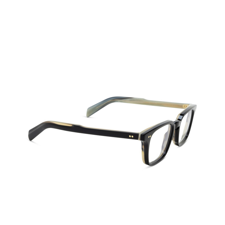 Cutler and Gross GR10 Eyeglasses 01 black on horn - 2/4