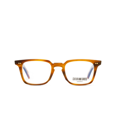 Gafas graduadas Cutler and Gross GR10 02 mustard horn - Vista delantera