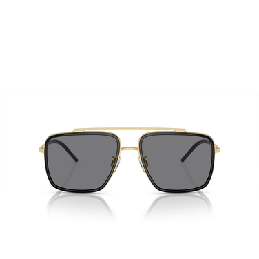 Lunettes de soleil Dolce & Gabbana DG2220 02/81 gold / black - Vue de face