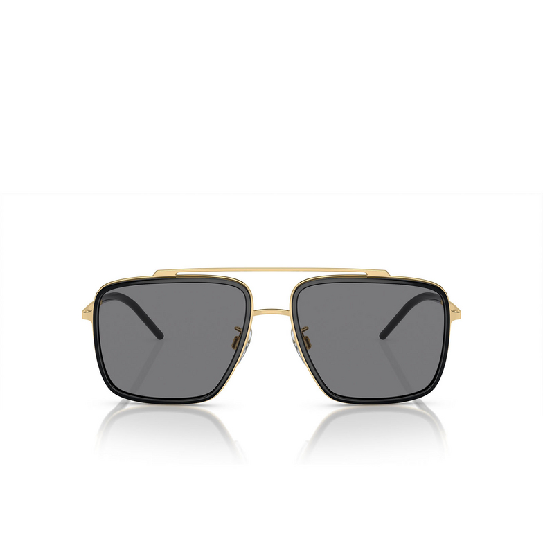 Dolce & Gabbana DG2220 Sunglasses 02/81 gold / black - 1/4