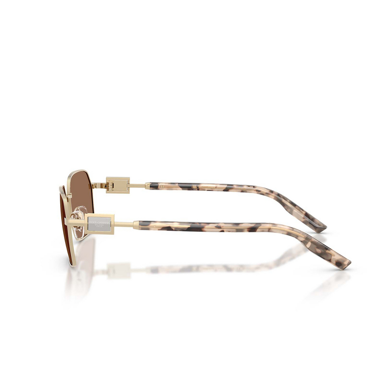 Occhiali da sole Dolce & Gabbana DG2316 488/73 pale gold - 3/4