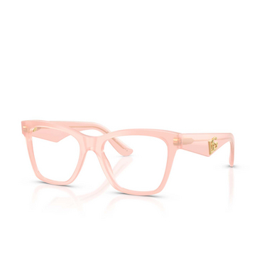 Dolce & Gabbana DG3374 Korrektionsbrillen 3384 opal pink - Dreiviertelansicht