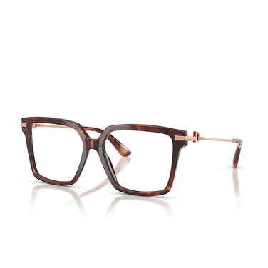 Dolce & Gabbana DG3397 Eyeglasses 3222 havana - three-quarters view