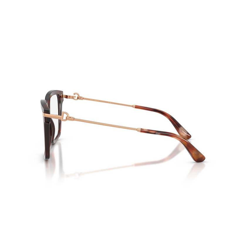 Dolce & Gabbana DG3397 Eyeglasses 3222 havana - 3/4