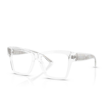 Gafas graduadas Dolce & Gabbana DG3411 3133 crystal - Vista tres cuartos