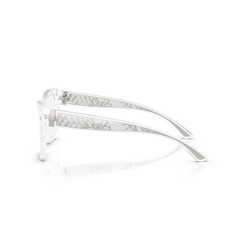 Gafas graduadas Dolce & Gabbana DG3411 3133 crystal - 3/4