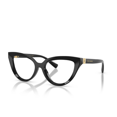 Occhiali da vista Dolce & Gabbana DG3414 501 black - tre quarti