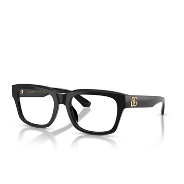 Dolce & Gabbana DG3416 Korrektionsbrillen 501 black - Dreiviertelansicht