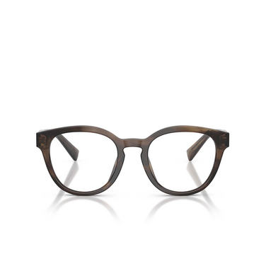 Gafas graduadas Dolce & Gabbana DG3421 3200 striped tobacco - Vista delantera
