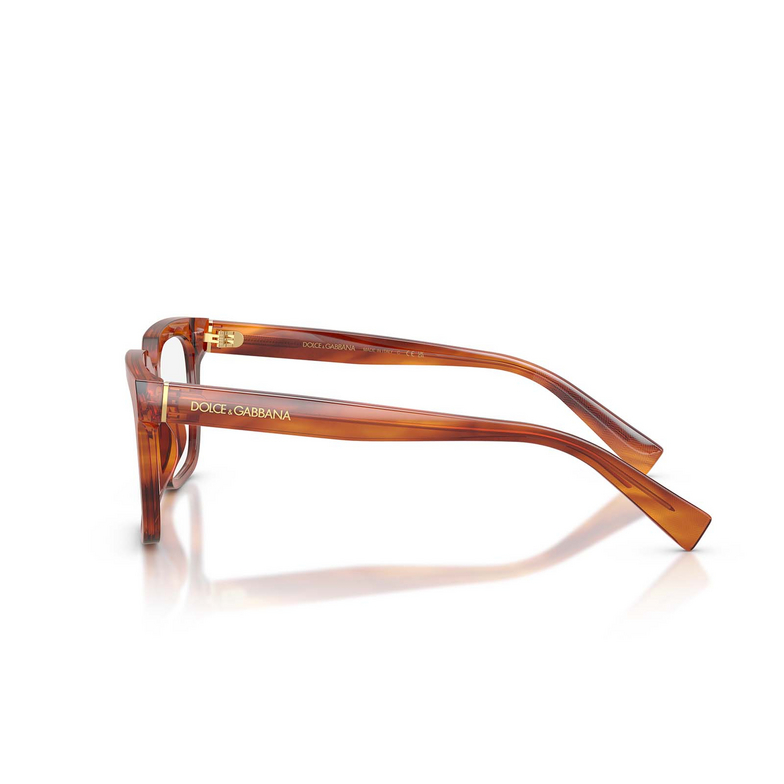 Occhiali da vista Dolce & Gabbana DG3422 3221 striped ginger - 3/4