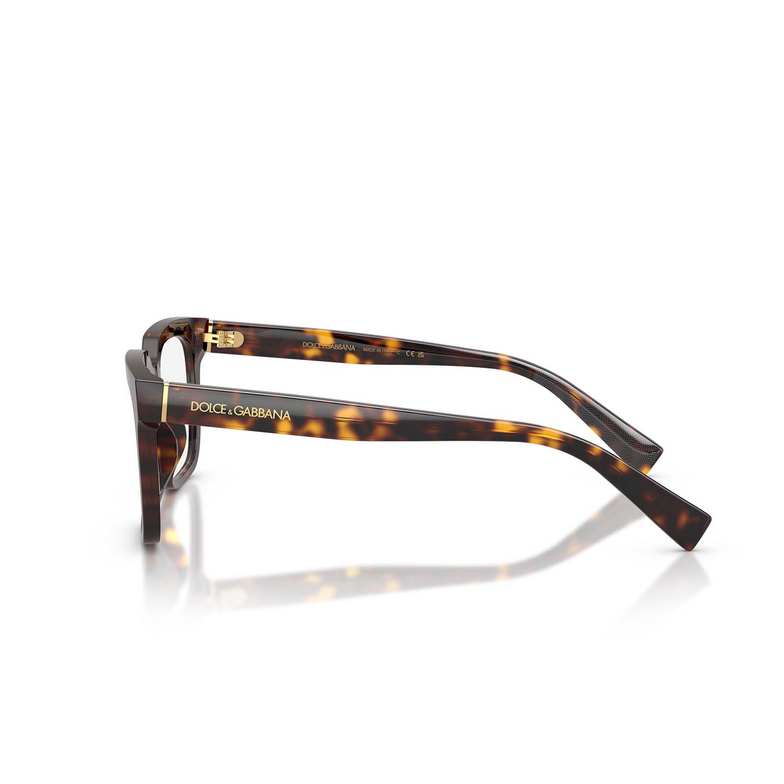 Dolce & Gabbana DG3422 Eyeglasses 502 havana - 3/4
