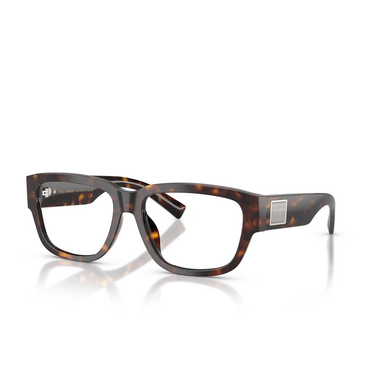 Dolce & Gabbana DG3423 Eyeglasses 502 havana - three-quarters view