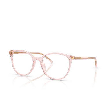 Lunettes de vue Dolce & Gabbana DG3425 3148 transparent rose - Vue trois quarts