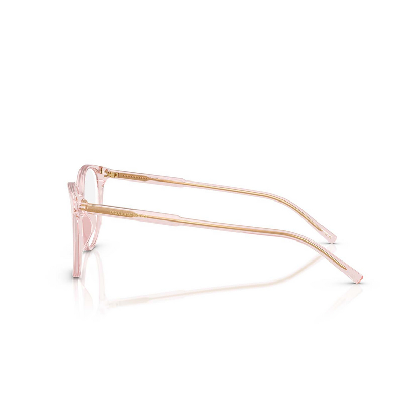 Lunettes de vue Dolce & Gabbana DG3425 3148 transparent rose - 3/4