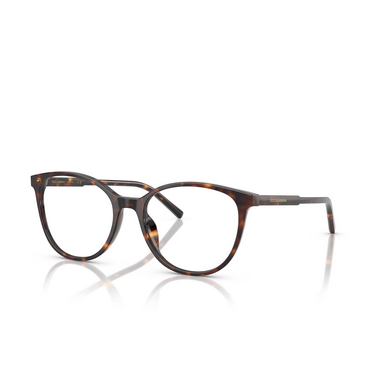 Occhiali da vista Dolce & Gabbana DG3425 502 havana - tre quarti