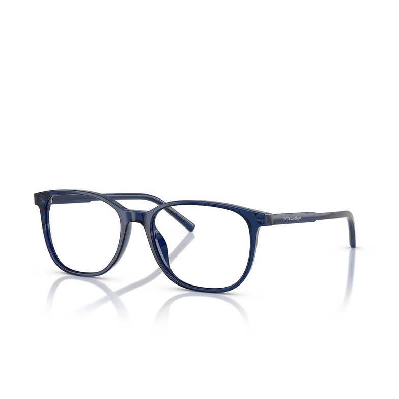 Dolce & Gabbana DG3426 Eyeglasses 3009 transparent blue - 2/4