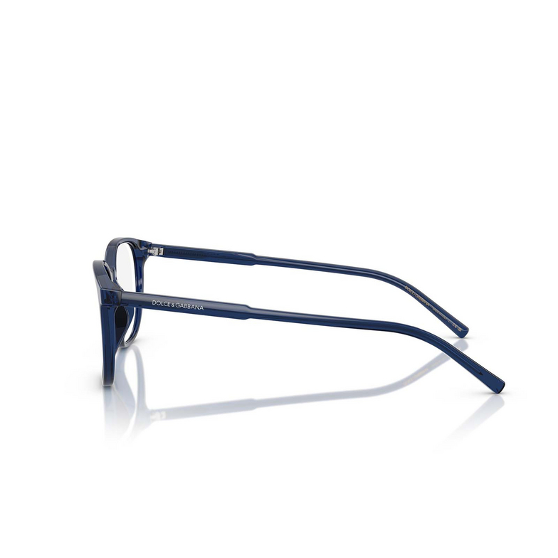 Dolce & Gabbana DG3426 Eyeglasses 3009 transparent blue - 3/4