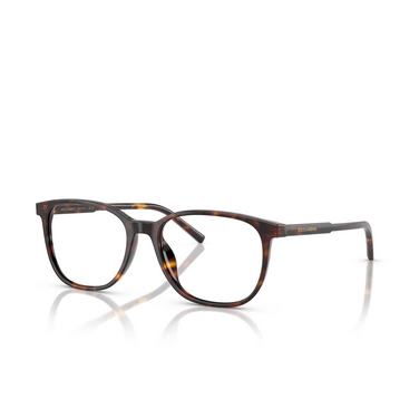 Occhiali da vista Dolce & Gabbana DG3426 502 havana - tre quarti