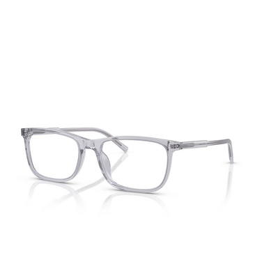 Occhiali da vista Dolce & Gabbana DG3427 3291 transparent grey - tre quarti