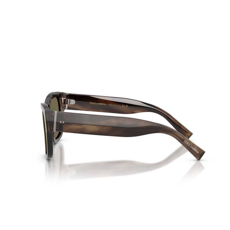 Dolce & Gabbana DG4338 Sunglasses 3200/3 green havana - 3/4