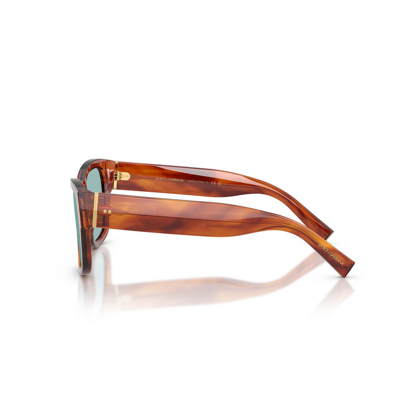 Dolce & Gabbana DG4338 Sunglasses 322180 havana ginger - 3/4