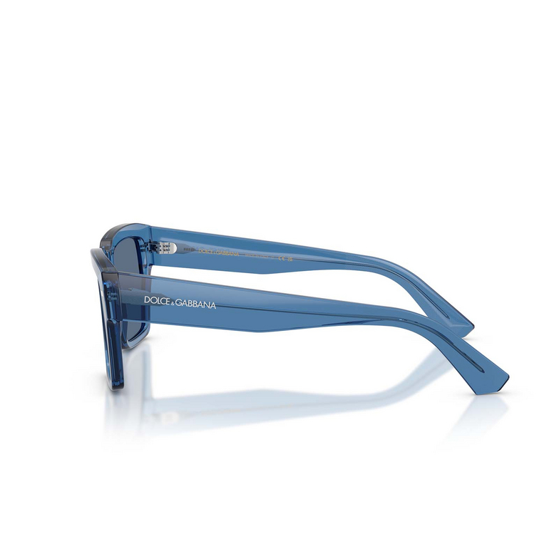Gafas de sol Dolce & Gabbana DG4431 339880 transparent blue - 3/4