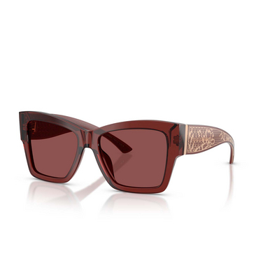 Dolce & Gabbana DG4493 Sunglasses 304575 transparent bordeaux - three-quarters view