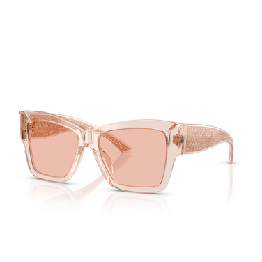 Dolce & Gabbana DG4493 Sunglasses 314884 transparent rose - three-quarters view